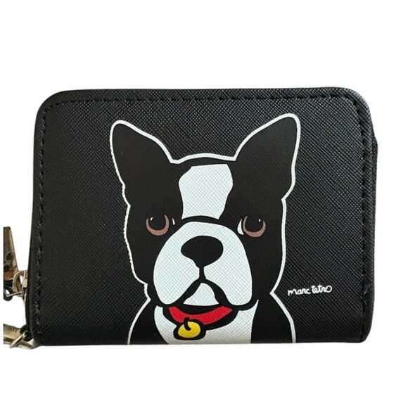 New Marc Tetro Wallet Boston Terrier Small - Picture 1 of 2